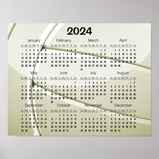 Affiche de calendrier de conception de volley-ball (Devant)