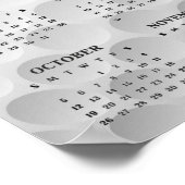 Affiche de calendrier de golf Design 2025 (Coin)