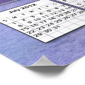 Affiche de calendrier de l'année 2012 de l'ours po (Coin)