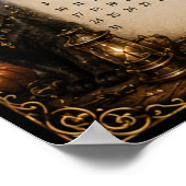 Affiche de calendrier mural Steampunk 2027 (Coin)