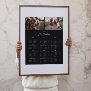 Affiche de calendrier photo 2025