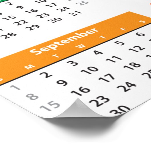 Affiche de calendrier tendance 2019 (Coin)