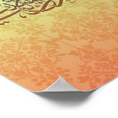 affiche de calligraphie arabe (Coin)