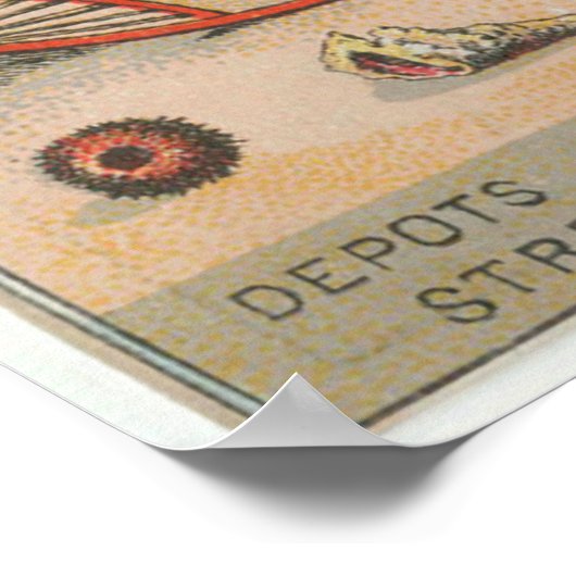 Affiche de Camden et de Atlantic Railroad (Coin)