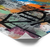 Affiche de camion de nourriture graffiti Art de ru (Coin)
