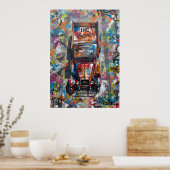 Affiche de camion de nourriture graffiti Art de ru (Cuisine)