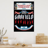 Affiche de campagne James Garfield 1880 (Cuisine)