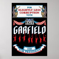 Affiche de campagne James Garfield 1880