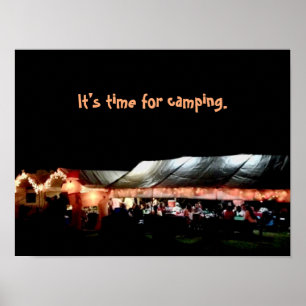 Affiche de camping