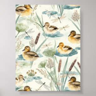 Affiche de canard pour mur, décoration de chambre
