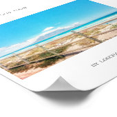 Affiche de Cape Town Table Mountain Plage Ocean Vi (Coin)