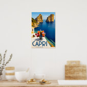 Affiche de Capri, Italie (Cuisine)