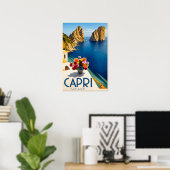 Affiche de Capri, Italie (Bureau à domicile)