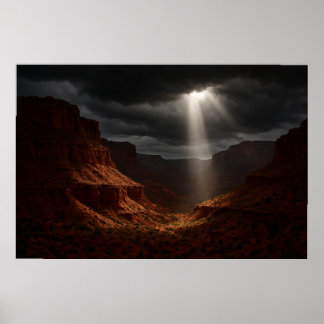 Affiche de Caprock Canyons - Impression dramatique