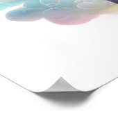 Affiche de capybara sur licorne – Art fantastique  (Coin)