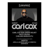 Affiche de Carl Cox (Devant)