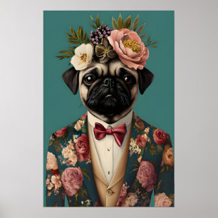 Affiche de Carlin en Costume, Portrait de Carlin,