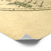 Affiche de carte du monde antique (Coin)