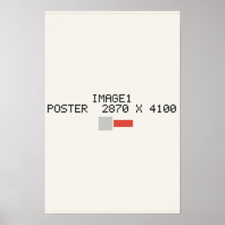 Affiche de carte - personnalisée