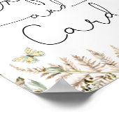 Affiche de cartes et cadeaux Boho Butterflies (Coin)