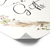 Affiche de cartes et cadeaux Boho Butterflies (Coin)