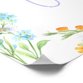 Affiche de cartes et cadeaux Prairie Fleurie (Coin)