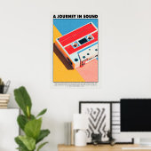 Affiche de cassette audio – Impression d'art mural (Bureau à domicile)
