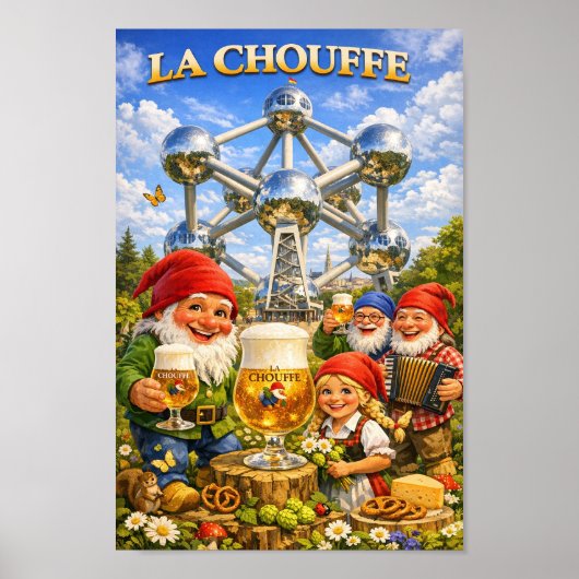 Affiche de célébration de la bière Whimsical Bruss (Devant)