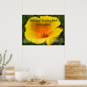 Affiche de célébration de la Semaine nationale des (Cuisine)