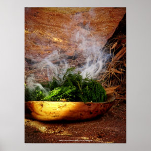 Affiche de cérémonie de fumigation
