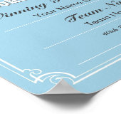 Affiche de certificat de compétition de snooker (Coin)