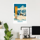 Affiche de Cervinia Ski 1 (Bureau à domicile)