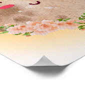 Affiche de chambre d'enfant Fleur de Lune Boho Imp (Coin)