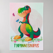 Affiche de chambre d'enfants dinosaure T-Rex - Imp (Devant)