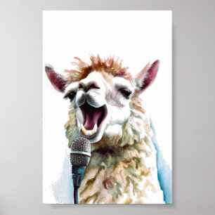 Affiche de chant d'Alpaca Music Factory