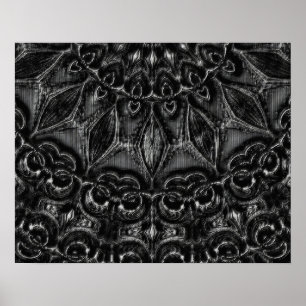Affiche de Charcoal Mandala