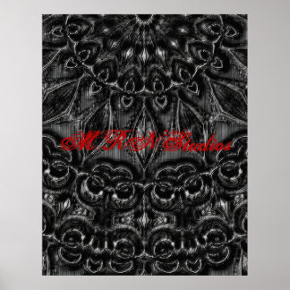 Affiche de Charcoal Mandala