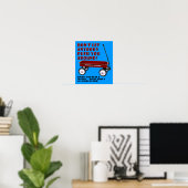 Affiche de chariot poussant (Bureau à domicile)