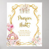 Affiche de chasse à la tétine de Carrosse Rose de (Devant)