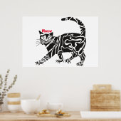 Affiche de chat (Cuisine)
