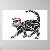 Affiche de chat (Devant)