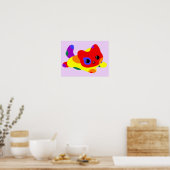 Affiche de chat de fierté LGBT+ (Cuisine)