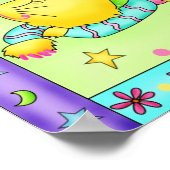 Affiche de chat de rêves doux (Coin)