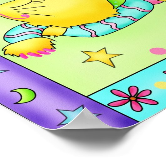 Affiche de chat de rêves doux (Coin)