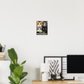 Affiche de chat drôle | Êtes-vous en train de fair (Bureau à domicile)