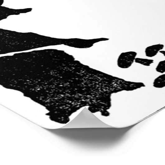 Affiche de chat Kipling (Coin)