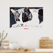 Affiche de chat Meeow (Cuisine)