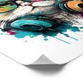 affiche de chat musical  (Coin)