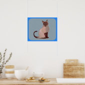 Affiche de chat stylisée (Cuisine)