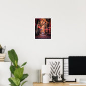 Affiche de chemin d'automne dans la forêt du Vermo (Bureau à domicile)